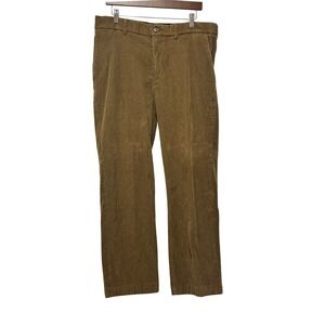 Roundtree And Yorke Mens Corduroy‎ Pants 36x30 Brown Earthy Classic Heritage